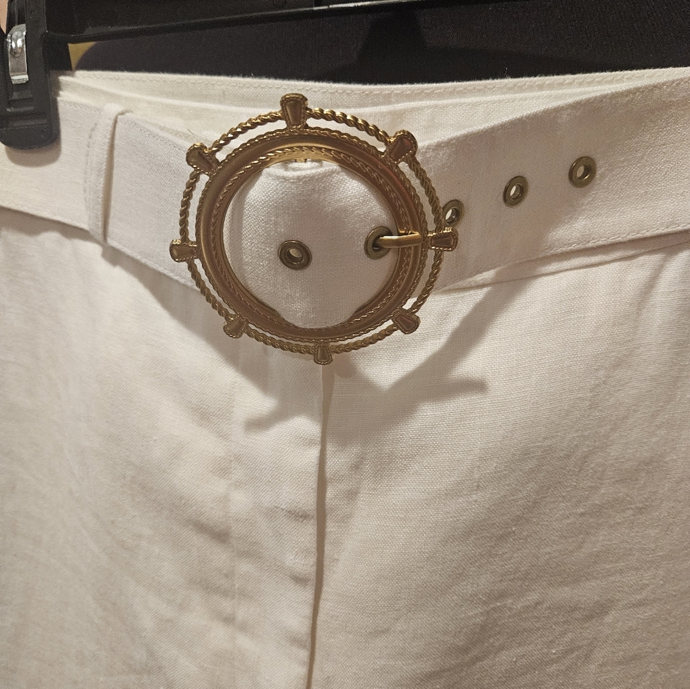 ZIMMERMAN Nautical White Linen Pants - Picture 7 of 17